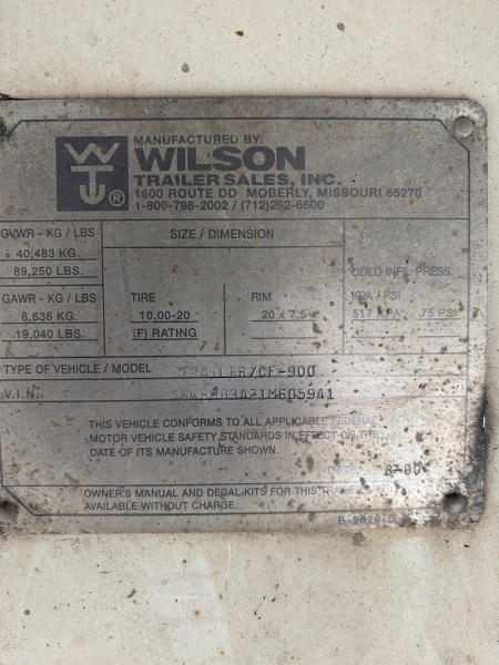 2001 Wilson CF900